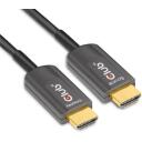 Club3D HDMI kabelio prailgintuvas CAC-1379 20 m, 4K120Hz, 2.1, tiesus kontaktas, auksiniai kontaktai, juodas
