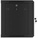 Lanberg Seinale paigaldatav kapp 19" 9U WF01-6409-00B, 600x450mm, maksimaalne koormus 60kg, IP20, metalluks, 2 ventilaatori pesa