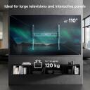 Крепление для телевизора Onkron UT12-B, 60-110", 120 кг, VESA 200x200-900x600 мм, угол наклона +5&deg; -10&deg;, расстояние от стены 85 мм