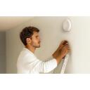 Meross CS11-EU detektors, 3V, 1600mAh, 85dB, 0.09-0.17dB/m, 50-300ppm, EN14604, EN50291, kompakta, sienas stiprinājums