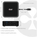 Club3D dokkija CSV-2542 12-in-1 USB-C 100W 4K 2x DisplayPort 8K60Hz 2x HDMI 4K60Hz 2.5G Ethernet