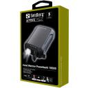 Sandberg roku sildītājs Powerbank 10000 420-65, 10000 mAh, 5 V, 2 A, USB, IPX5, Ūdensizturīgs, 1 USB A izejas ports