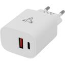 Sbox Lādētājs HC-693, 15W, USB-A 5/9/12V 3/2/1,5A, TYPE-C 5/9/12V 3/2,22/1,67A, balts, ABS/PC