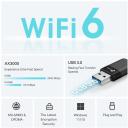 TP-Link Archer TX50U, USB adapter, AX3000, 3000 Mbps, 2.4 GHz, 5 GHz, 802.11ax, sisemine antenn