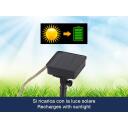 Beper Apgaismojums P207ILO500, 3700mm, 65mm, 10 LED spuldzes, Ni-MH 600mAh, IP44, melna un pelēka korpusa krāsa