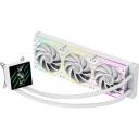Gamemax protsessori vedelikjahutus HAILSTORM 360 LCD WH, 66.89 cfm, TDP kuni 330W, ARGB ventilaator, 800-2000 rpm