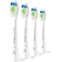 Philips Asendusharjade pead HX6064/87, 4 tk, valged, keskmise pehmusega harjased, BrushSync funktsioon, sinised indikaatorharjased