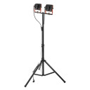 Kaasaskantav prožektor 20V 220V koos statiiviga, POWDP8035 POWERPLUS