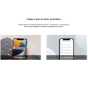 Ezviz DL01S CS-DL01S/DL01CP/A3 3in1 Komplekt Nutikas Lukk Siseruumide ja Välistingimuste Ustele Uksekella ja Lüüsi Tugevusega Hõbedane