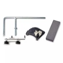 Mitrais slīpmašīna TC-WG 200, EINHELL, 4418008, 200 mm diska diametrs, 4 gumijas kājas, iekļauts ādas slīpēšanas disks