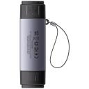 Baseus Lite seeria m&auml;lukaardi lugeja, WKQX060113, 104 MB/s, 2 TB, USB + USB-C, SD, TF, Windows, iOS, Linux, Vista