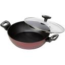 Jata Pann TF924, 24cm, 3 kihiline mitte kleepuv kate, alumiiniumkorpus, tulekindel k&auml;epide, kaas 24cm