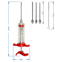Sūrymo injektorius 30 ml + 3 adatos + valiklis BROWIN 311104, 22.4 cm, 2.8 cm, 7 cm, 74 g
