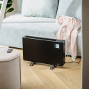 Kompakts konvekcijas ventilatora sildītājs ar tālvadības pulti 2000 W 3 jaudas līmeņi līdz 30 m² Melns CR7739 Camry