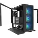 Lian Li Korpus LANCOOL III G99.LAN3RX.00, 4x140mm PWM ventiliatoriai, 12 diskų vietos, juodas, skaidrus