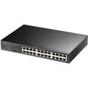 Cudy GS1024, galda komutators, GS1024, 24x10/100/1000 Mbps, 48 Gb/s, 15 W, 8000 MAC adre&scaron;u, 100 m