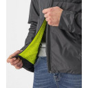 Jaka RISCALDA PUFFY Jacket, izmērs: XL, Dark Gray/Electirc Lime, 8050949735718 CASTELLI