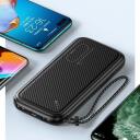 Usams Power Bank akumulators PB56 USA001155, 10000mAh, 2xUSB-A, 1xUSB-C, 5V, 2A, uzlādes indikators, multi-aizsardzība