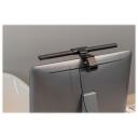 Digitus Monitor lamp DA-90415, 5 V, 5 W, 250 lm, 3000-6500 K, must, minimalistlik stiil, dimmer