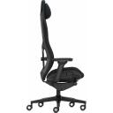 Fractal Design Spēļu krēsls Refine FD-CH-RE1A-01, 70 cm, 70 cm, 134-146.5 cm, 25.7 kg, melna krās., 125 kg, regulējams augstums
