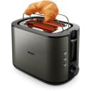 Philips Tosteris HD2651/80, 1050 W, 230 V, 50-60 Hz, 2 riekelės, Titano spalva, Metalinis korpusas, 8 rudos spalvos lygiai