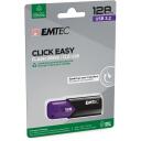 Emtec USB m&auml;lupulk B110 ECMMD128GB113, 128GB, USB 3.2, 20Mbps, 10Mbps, must/lilla, 100% taaskasutatud plast