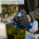 Мини-арбористская цепная пила BC-PS150-X, 150 мм, 20В, SCHEPPACH, 5910310900, Вес: 3.5 кг, Вес с упаковкой: 4.5 кг, Размеры: 23 x 23 x 44 см, Двигатель: бесщеточный, Скорость цепи: 6.8 м/с