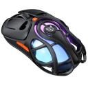 Onikuma DM02 datorpele, DM02 Black, 800/1200/2400/3600/6400/12800 DPI, RGB apgaismojums, 1000 Hz ziņo&scaron;anas frekvence
