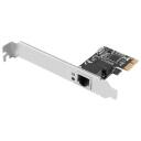 Lanberg V&otilde;rgukaart PCE-1GB-201, 1 x RJ-45, 1000 Mbit/s, PCIe, 802.3x, Windows, Linux