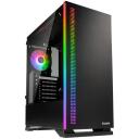 Zalman Datoru korpuss S5 Black, 2x3.5", 6x2.5", 7 sloti, 1xUSB 3.0, 2xUSB 2.0, RGB, 465x212x398mm, Melns