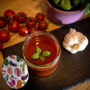 500 ml klaaspurk v&auml;rvilise kaanega &Oslash;82/6 - 6 tk. BROWIN 132503, 500 ml