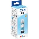 Epson Tindi, 108 EcoTank, C13T09C54A, 70ml, Heled ts&uuml;aan, &Uuml;hildub L18050, L8050