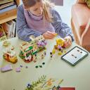 Lego Augalų kavinė ir gėlių parduotuvė 42671, 1138 dalys, 4 mini figūrėlės, 15cm, 32cm, 13cm