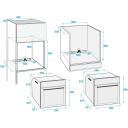 Beko Krosnis BBVM17400B, 72 L, Elektrinė, Hidrolitinė, Elektroninė, Garų funkcija, Juoda
