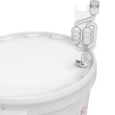 6-камерный гидрозатвор v2 BROWIN 405601, пластик, с пробкой