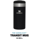 Termokrūze The AeroLight Transit Mug, 0.35L, melna; 2810788067 STANLEY