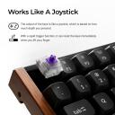 Keychron K2H-F1, клавиатура, 75%, проводная и беспроводная, RGB LED подсветка, магнитные переключатели, QWERTY, черная