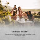 Wine cooler cabinet showcase 24 bottles compressor technology energy efficiency class G dimensions 48&times;86&times;43 cm black WineComfort 24 00644 Caso