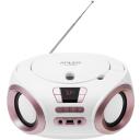 Adler CD/MP3 atskaņotājs AD 1181wc, 215mm, 240mm, 121mm, 2x2W, 1xAUX, 1xUSB, 4xAkumulators, FM 87.5-108MHz