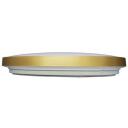 Besk Laelamp 9145944, 36 W, 3960 lm, 4000 &deg;K, Sf&auml;&auml;riline 360&deg;, IP20, Mitte reguleeritav, Valge/Kuldne v&auml;rv.