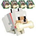 Paladone Minecraft Wolf GloBuddies valgus PP14761MCF, 14,3cm, mitmev&auml;rviline, LED, dimmerdatav, vabalt seisev
