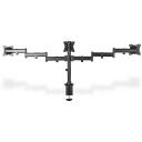 Digitus kolmekordne monitori statiiv DA-90362, 27'', 8kg, 3 monitori, 360&deg; p&ouml;&ouml;ramine, integreeritud kaablite haldus
