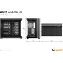 Be Quiet Light Base 900 DX Korpus BGW69, 532mm, 327mm, 484mm, 4x2.5" pesa, 1x3.5" pesa, 8 laiendusslotti