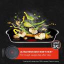 Tefal Potikomplekt, 3 tk, L7649453, 16/18/20cm, titaankatte, alumiinium, must