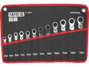 12PCS FLEXIBLE RATCHET COMBI WRENCH SET YT-16973 YATO