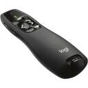 Logitech Беспроводной Презентер R400 910-001356, RF, USB, 15 м, 5 кнопок, Черный, Красный лазерный указатель