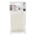 Kabeļu savilcēji balti, Kreator, KRTH41001, 2,5x100mm, 100 gab., -40°C līdz 85°C, 8 kg