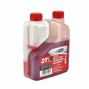 Divtaktu eļļa, pussyntētiska, zema dūmu emisija, 500ml, AW89955, AWTOOLS