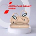 Juhtmevabad TWS kõrvaklapid ENC mürasummutusega OnFlow 12 OWS Beež CNS-TWS12BE CANYON