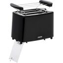 Mesko Toaster MS 3220, 750 W, 2 pesa, plastkorpus, must, 6 pruunimisastet, automaatne v&auml;ljal&uuml;litus